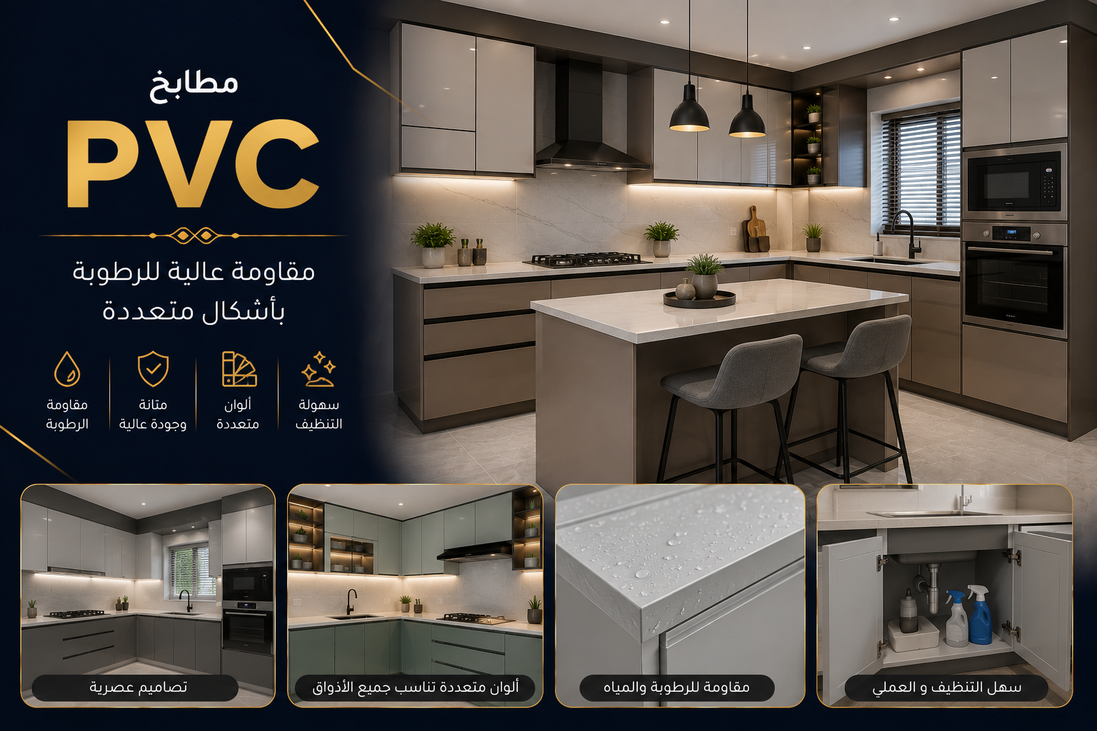 مطابخ PVC
